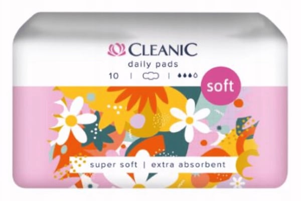 Sidontalappuset Cleanic Pehmeä päivä siivillä 10 kpl