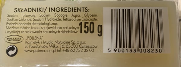 Naturlig allergivenlig sæbe Biały Jeleń 150 g