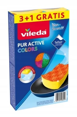 Vileda køkkensvampe til opvask, 4 stk.