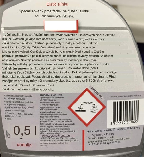 Feda klinkerrens 0,5 l