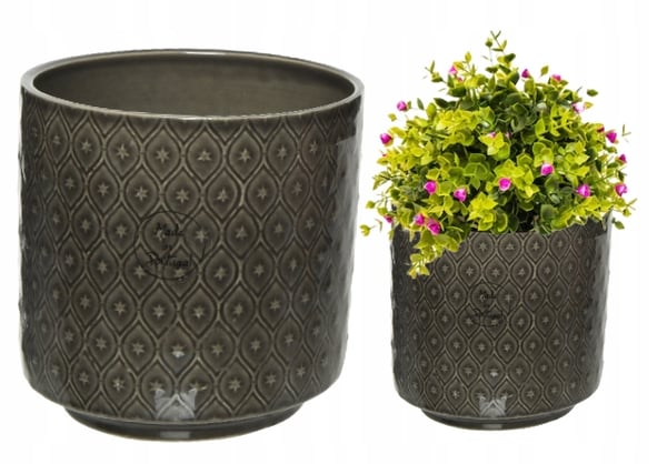 Ceramisk skjuler til blomster dekorativ 13 x 13 cm 1 stk