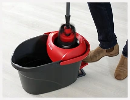 Vileda Ultramax Turbo XL flad roterende moppe med spand