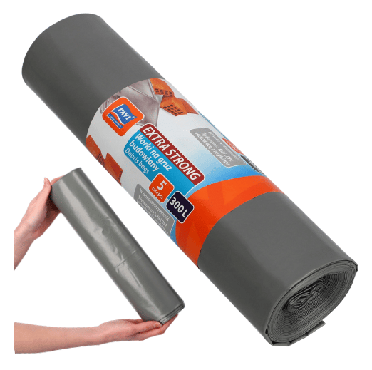 Vahvat rakennusmurskasäkit, 5 kpl, 300 l