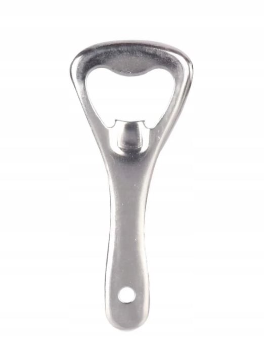 Perinteinen metallinen pullonavaaja 9 cm
