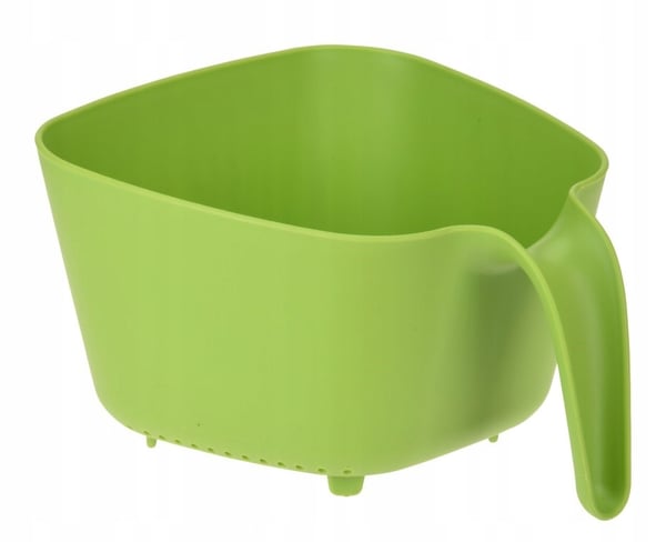 Køkkensi med håndtag, plastikafløb, 2,4 l