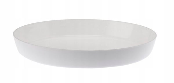 Hvid plastik pottefod 14,5 cm Cristal