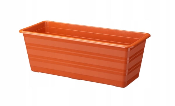 Terrakotta balkonkasse 40 cm Draco