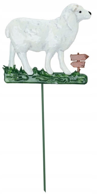 Dekorativ trädgårdsstav, djur, prydnad på pinne, 42 cm
