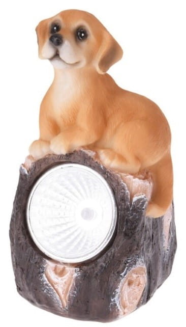 Aurinkokennoinen puutarhavalaisin, LED-eläimet, 11 cm