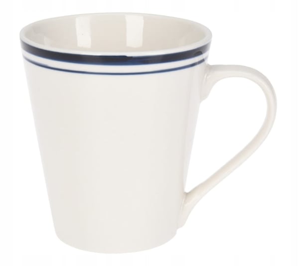Dekoreret porcelænskrus til kaffe og te 330 ml