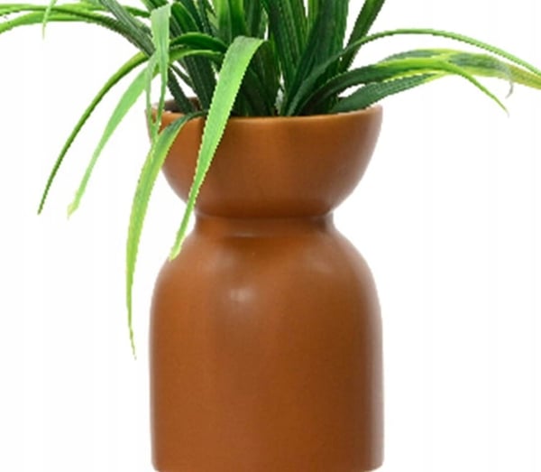Vihreä tekoinen koristeellinen kasvi ruukussa 1 kpl 23x8 cm
