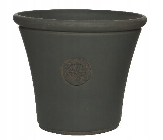 Dekorativ rund potte af polystone til blomster 40x45,5cm