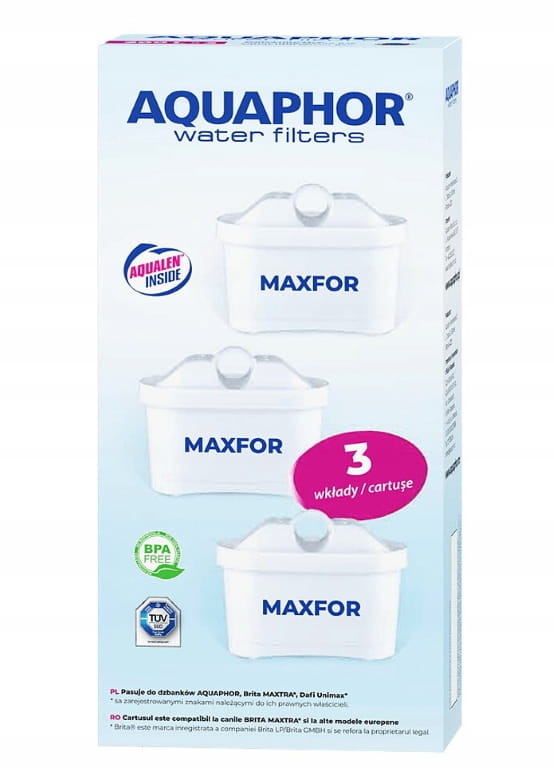 Aquaphor suodatinkartusit kannuille 3 kpl