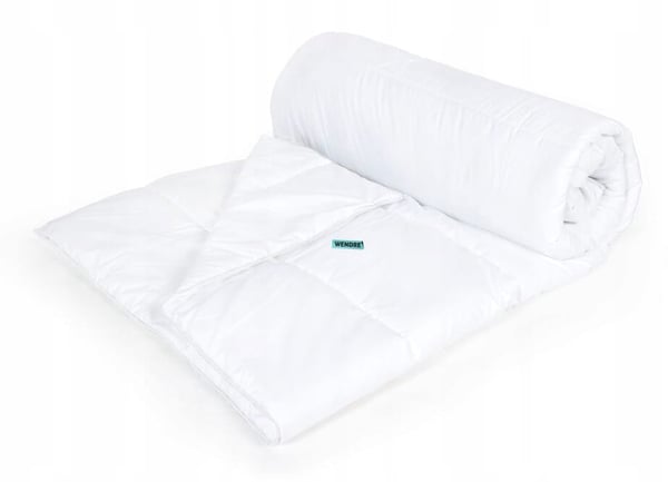 Medicinsk helårs dyne 200x220 cm hvid quiltet stor