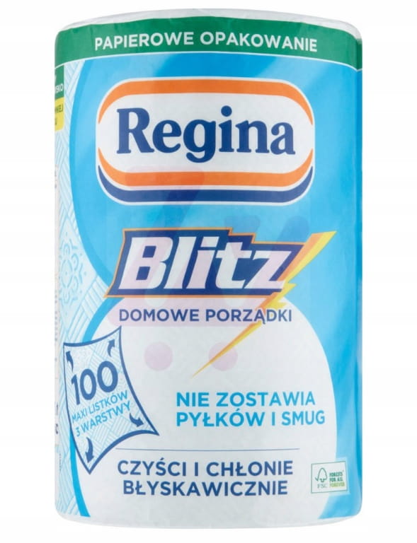 Yleiskäyttöinen paperipyyhe Regina 3 kerrosta 100 arkkia