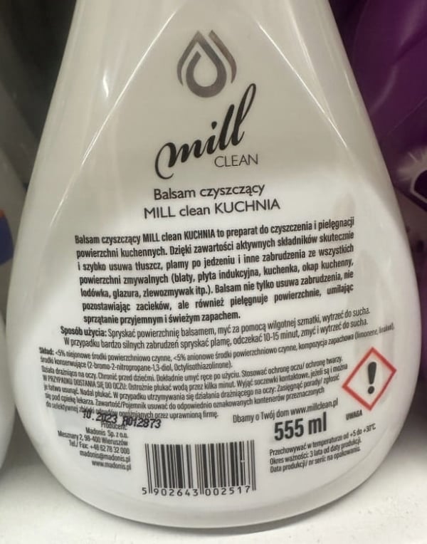 Rengøringsbalsam til køkken 555ml