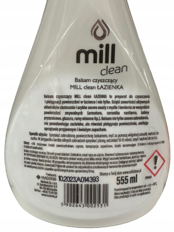 Rensebalsam til badeværelset 555 ml