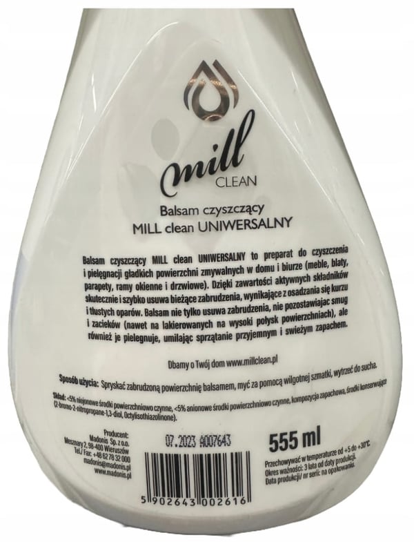 Balsam til vask og pleje af hjemmet 555 ml