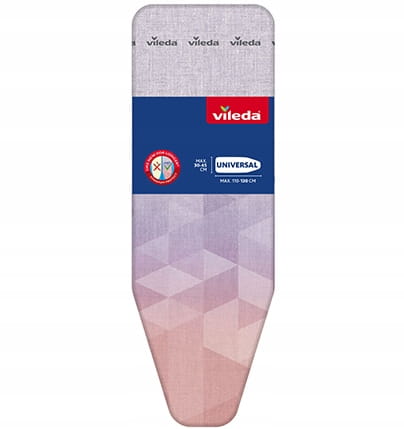 Vileda brætbetræk 130 cm x 45 cm pink