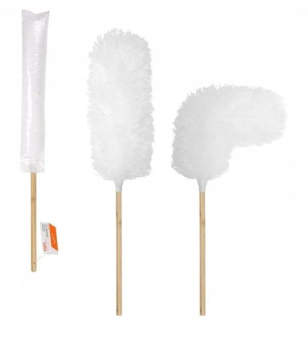 Pölyhuisku 60 cm valkoinen taivutettava