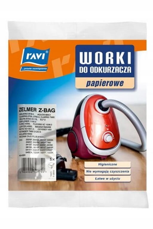 Støvsugerposer 5 stk. Z-BAG Zelmer