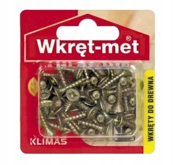 Karkaistut puuruuvit 4,5x20mm 36 kpl PZ2 kulta