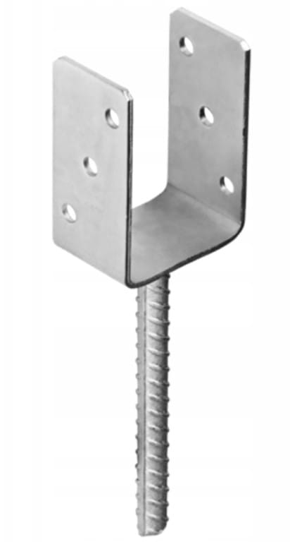 Pylväsjalan ankkuri 121x120mm M18 upotukseen Pylväsjalan ankkuri 121x120mm M18 upotukseen