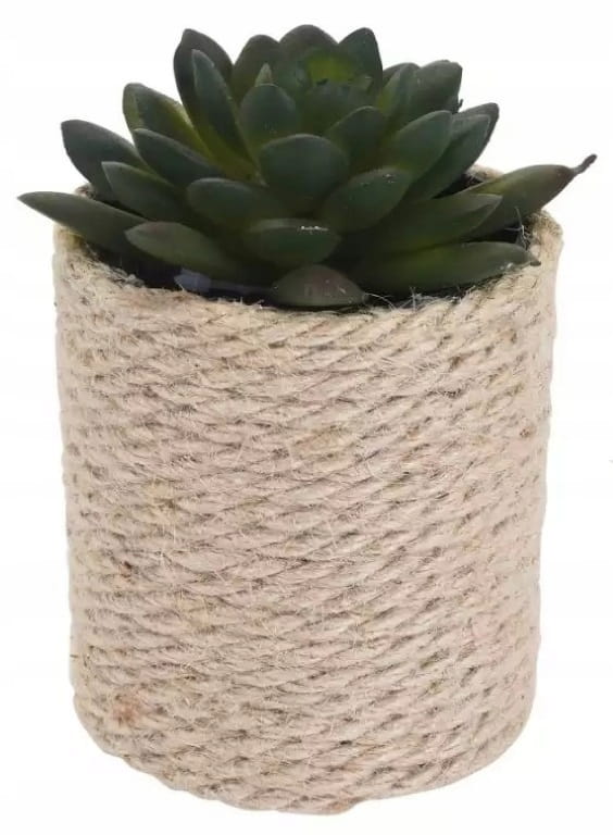 Dekorativ kunstig plante i potte 8x14 cm