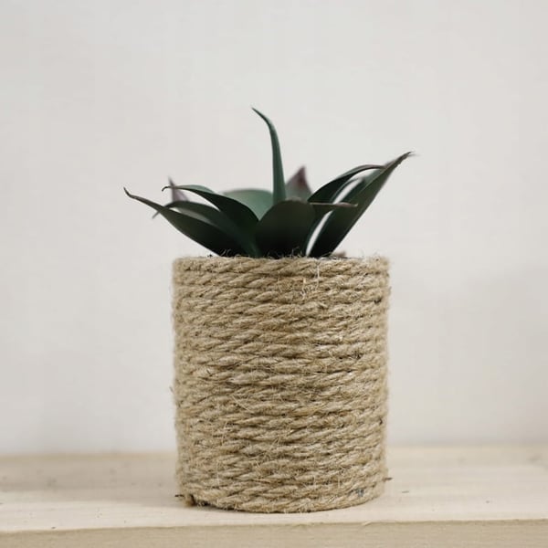 Dekorativ kunstig plante i potte 8x14 cm