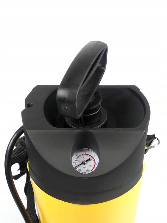 Professionell tryckspruta med tryckmätare 5l