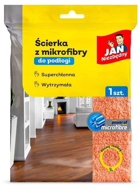 Jan Niezbędny mikrofiberklud til gulv 1 stk super absorberende