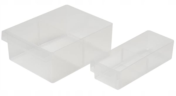 Muovinen työpajajärjestäjä, 39 laatikkoa, seinäkiinnitys, 48,5x38,5 cm