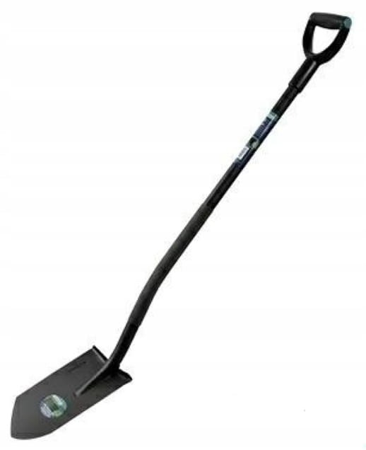 Skarp spade med stålhåndtag 120 cm