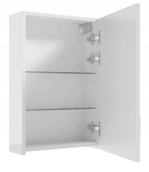 Kylpyhuonekaappisetti, jossa pesuallas 60x40 + kylpyhuonekaappi peilillä 40x60 Napoli