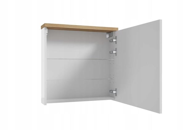 Set med badrumsskåp med handfat 50x70 + spegelskåp 50x60, Verona hantverksek