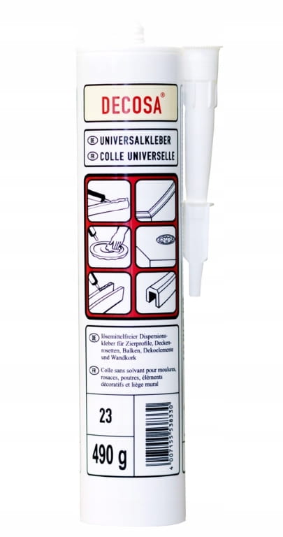Universellt monteringslim 490 g för polystyrenpaneler