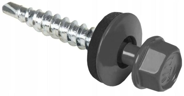 Självborrande skruv för montering av metalltakpannor på trä 4,8x35mm 100 st