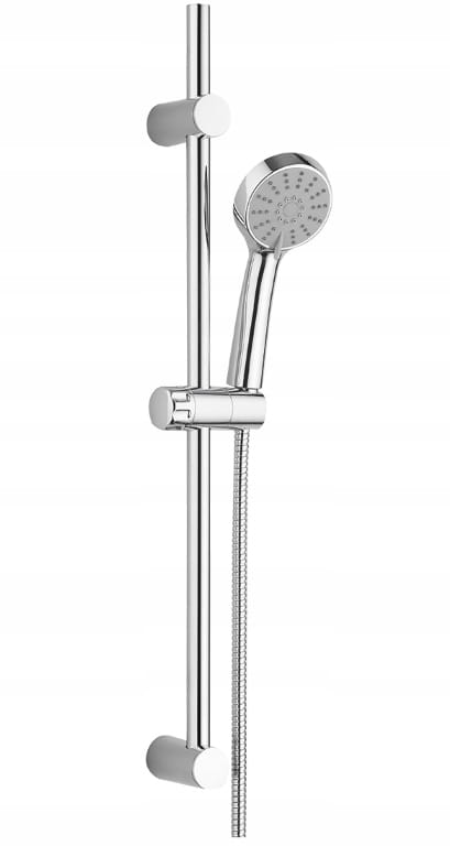 Cento kromat duschset med duschstång 70 cm