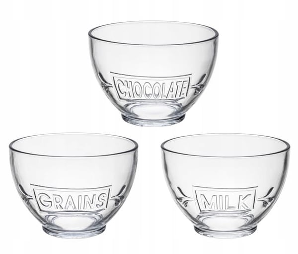 Gennemsigtig salatskål til snacks 680 ml 12,7x9 cm