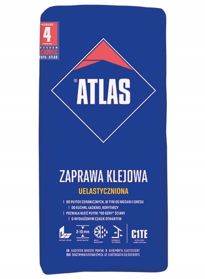 ATLAS frostbestandig elastisk fliseklæber 25 kg