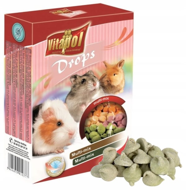 Vitapol Herkku drops jyrsijöille ja kaneille 75 g