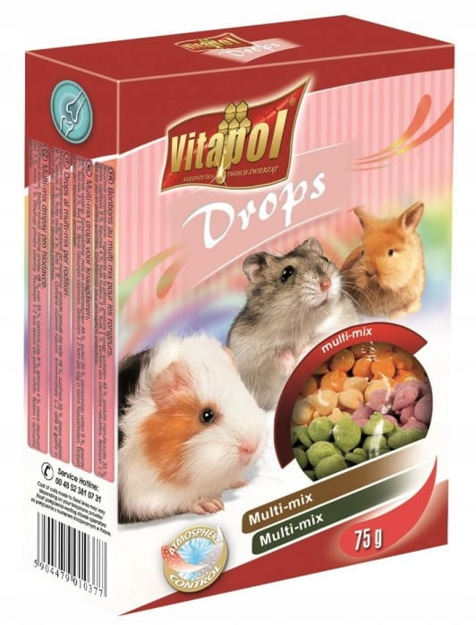 Vitapol Herkku drops jyrsijöille ja kaneille 75 g