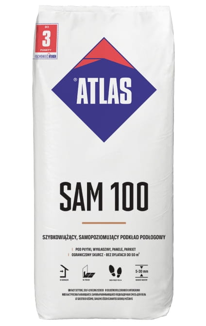 Atlas Selvnivellerende gulv 5-30 mm 25 kg