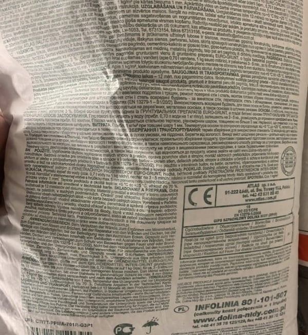 Dolina Nidy kittikipsi 2 kg vaaleanharmaa