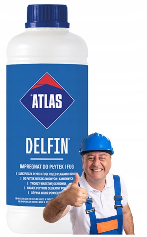 Atlas Delfin Imprægnering til fliser og fuger 1 l