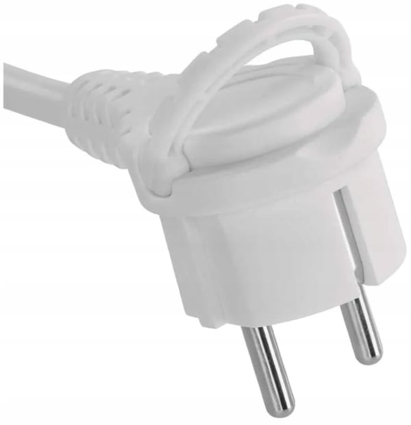 Hvid forlængerskinne 2 stikkontakter + 2xUSB A + USB C 2m