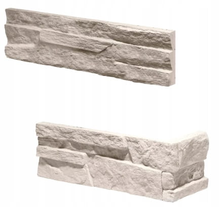 Frostbestandige beige betonfacadetegl, 1 pakke, 0,5 m2