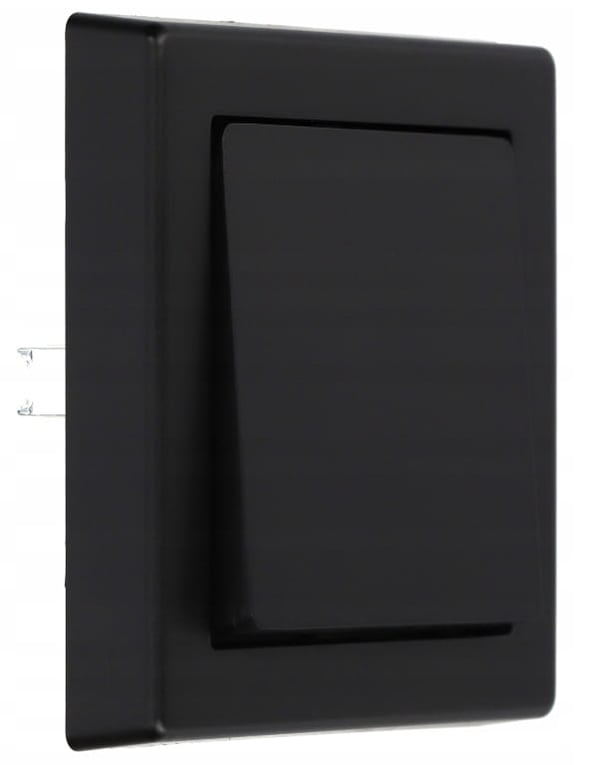 Ringeafbryder 250V 10A IP20 indbygget Mat sort