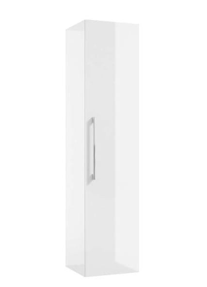 Væghængt badeværelsessøjle, hvid højglans, 125x33 cm, soft-close Pinia Væghængt badeværelsessøjle, hvid højglans, 125x33 cm, soft-close Pinia