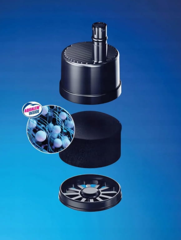 Suodatinpullo AQUAPHOR + 1 suodatinkartuusi vedelle 0,8 l harmaa